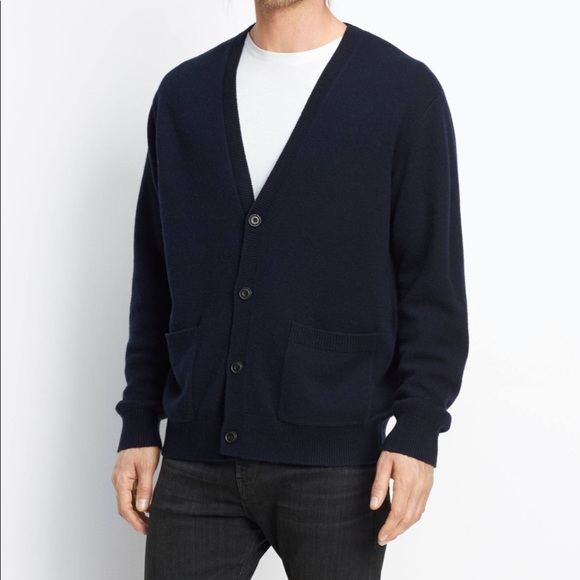Vince Cashmere NWT Sweater Blue Cardigan